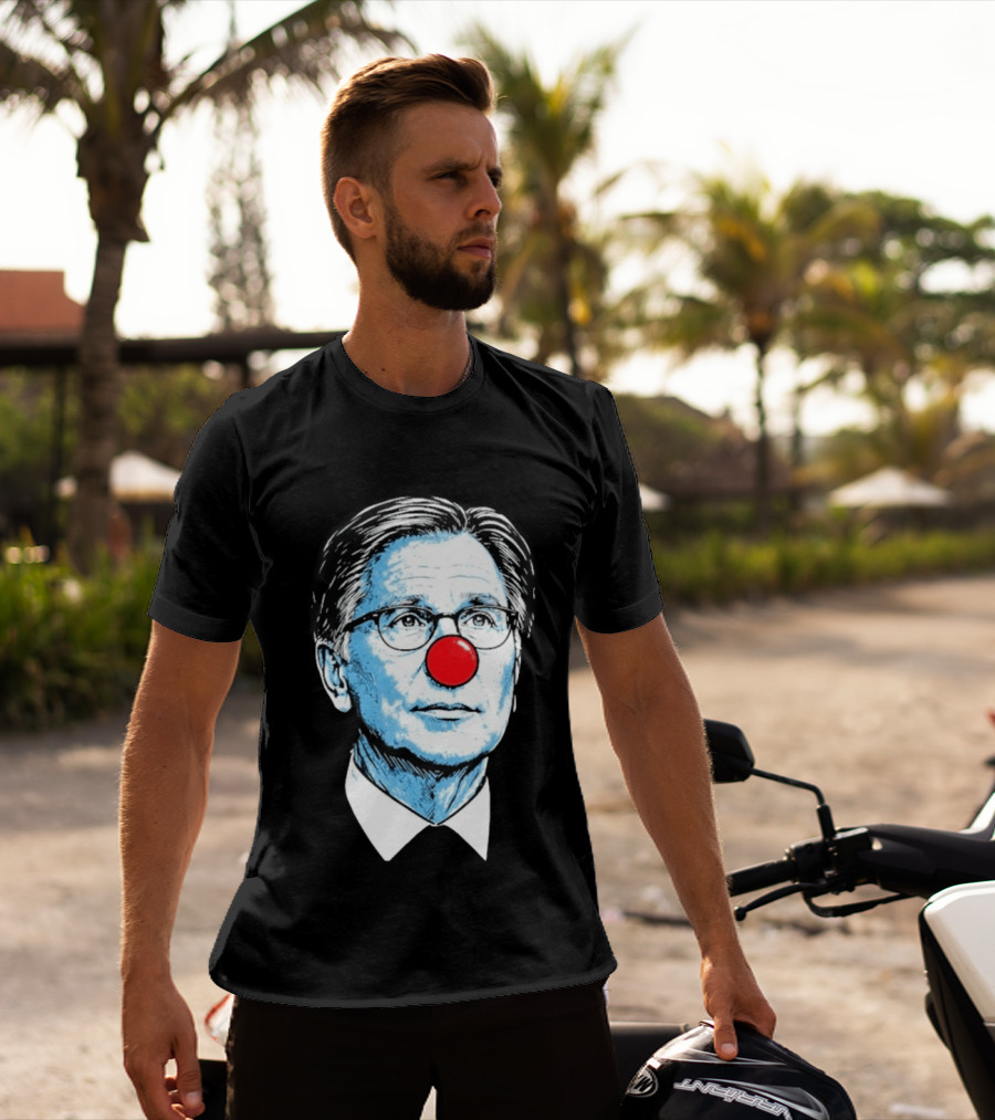 Craig Breslow Clown Portrait Red Nose T-Shirt