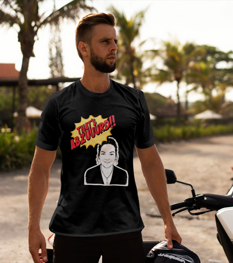 THAT'S ABZUUURD Cartoon Style Comic Expression T-Shirt
