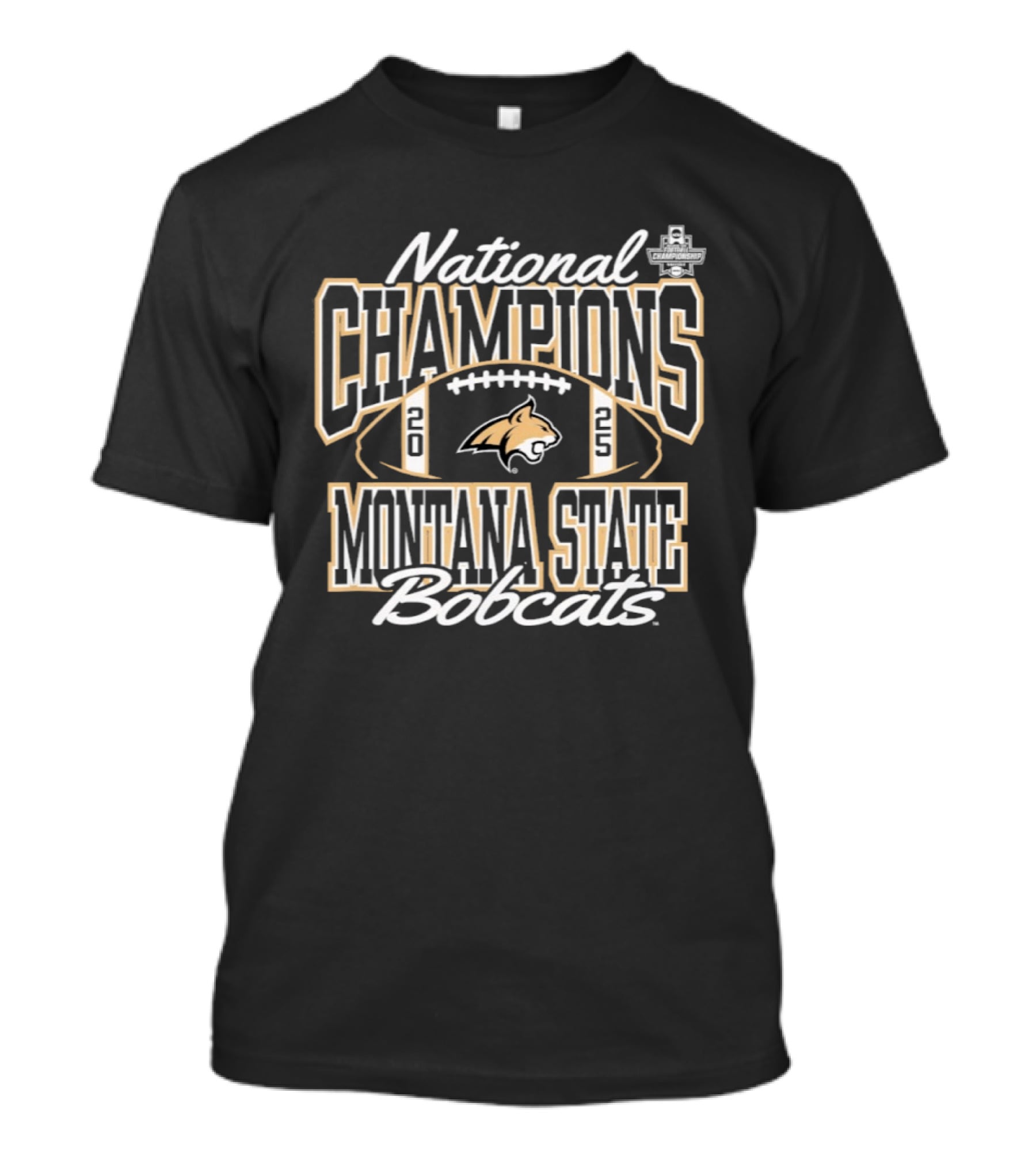 Montana State Bobcats National Champions 2025 Football Victory T-Shirt