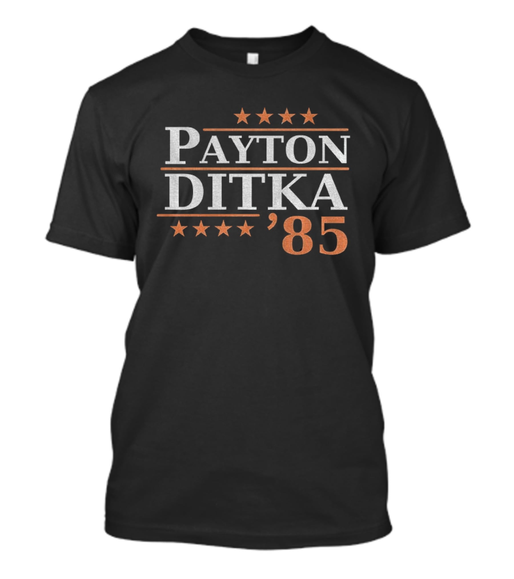 Walter Payton Mike Ditka Chicago Bears 1985 Payton Ditka '85 T-Shirt