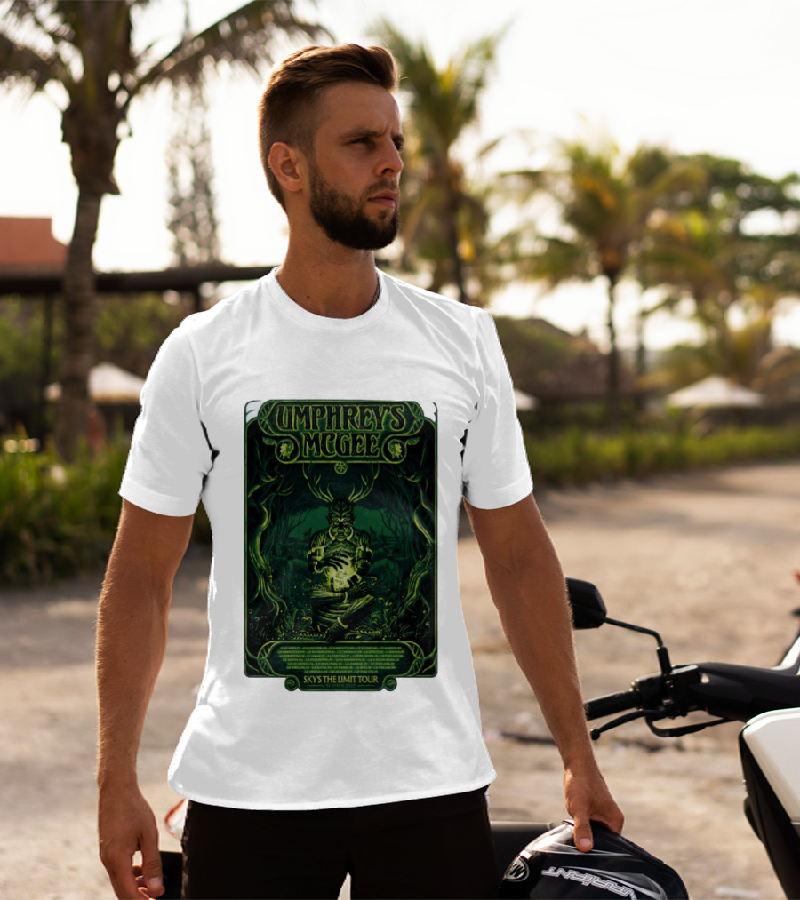 Umphrey's McGee Sky's The Limit Tour Winter 2026 Mystic Forest Concert T-Shirt