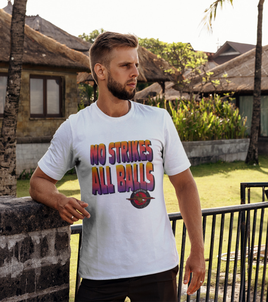 Winston Motorsports No Strikes All Balls T-Shirt