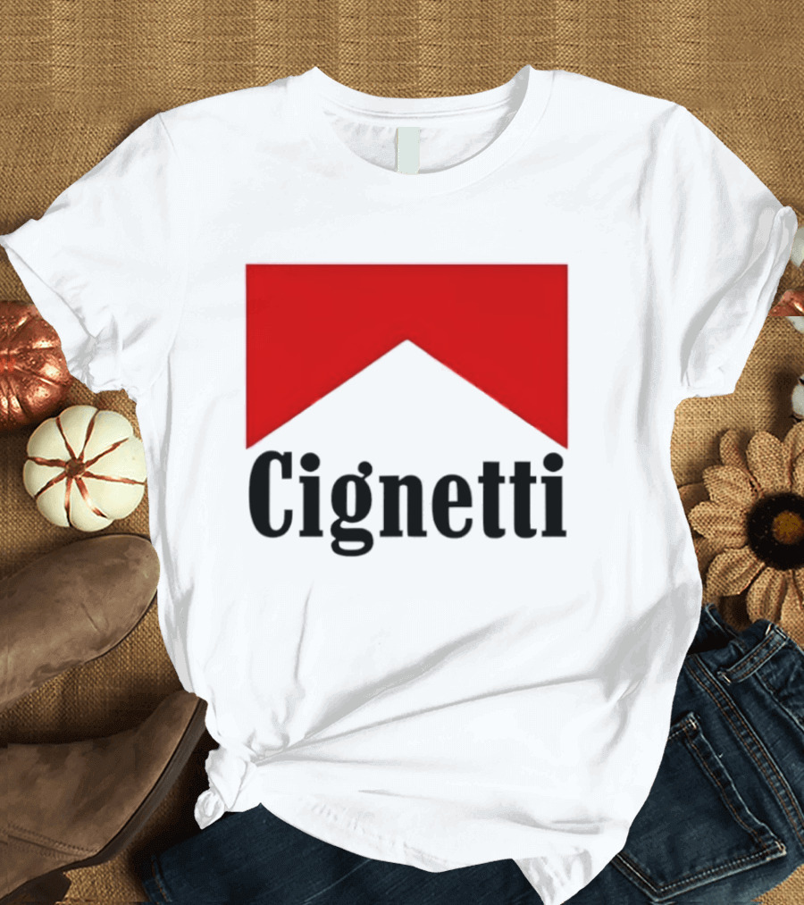 Indiana Hoosiers Curt Cignetti Marlboro Red Chevron T-Shirt