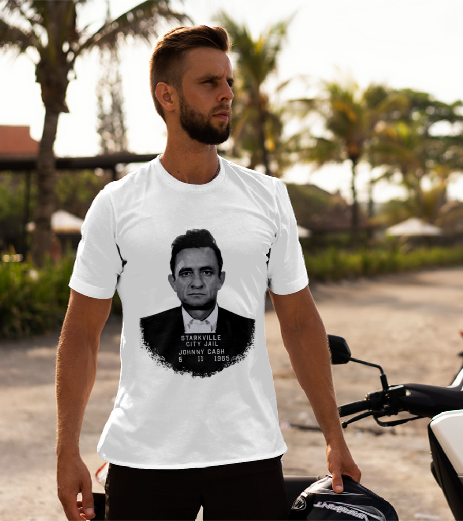 Johnny Cash Starkville City Jail 5 11 1965 T-Shirt