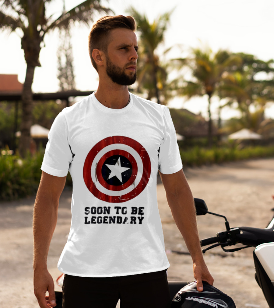 Captain America Shield Soon To Be Legendary Marvel T-Shirt