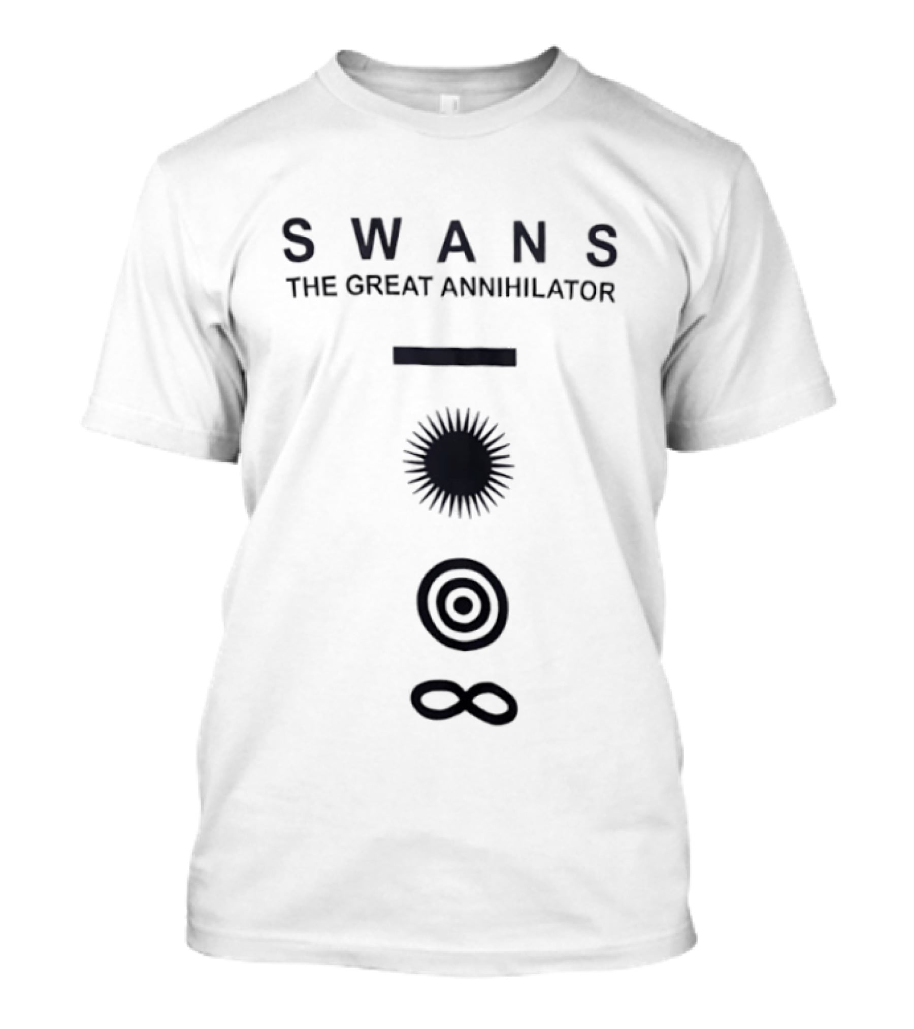 Swans The Great Annihilator Infinite Spiral Sunburst T-Shirt