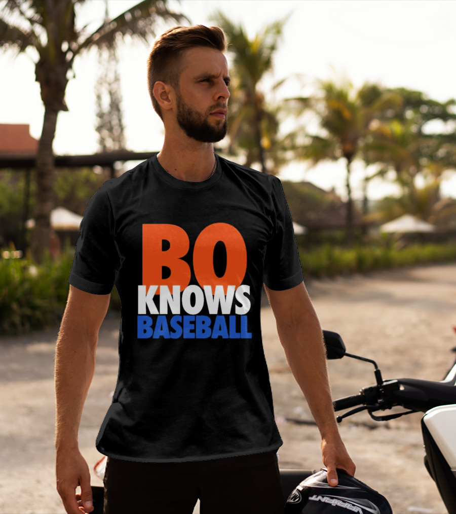 Bo Knows Baseball Retro Sports T-Shirt