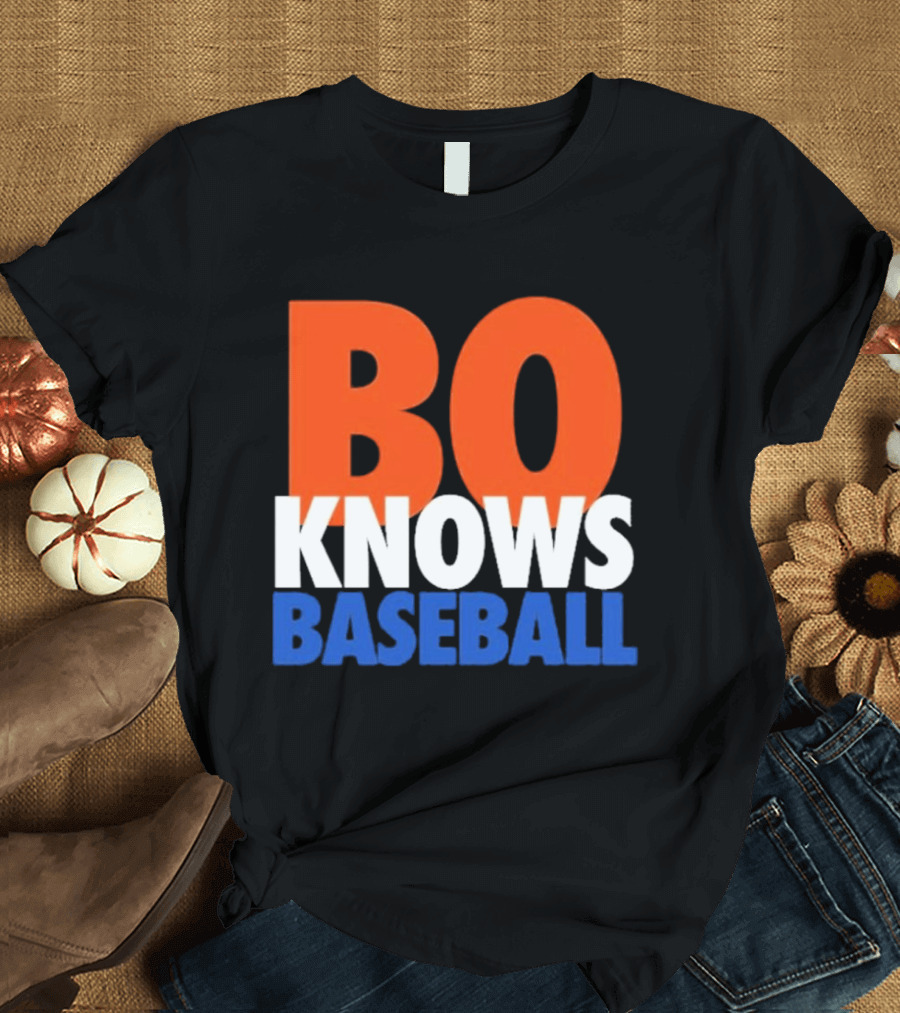 Bo Knows Baseball Retro Sports T-Shirt