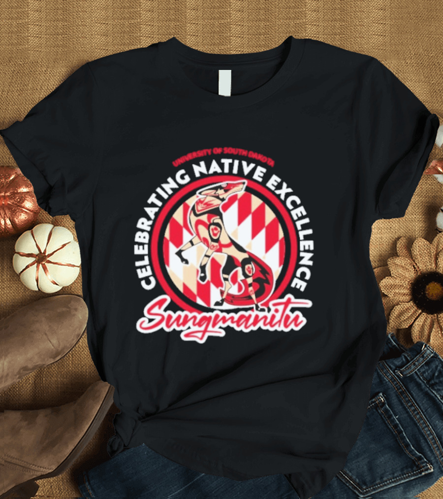 Celebrating Native Excellence Sungmatitu 2026 Native American Heritage T-Shirt