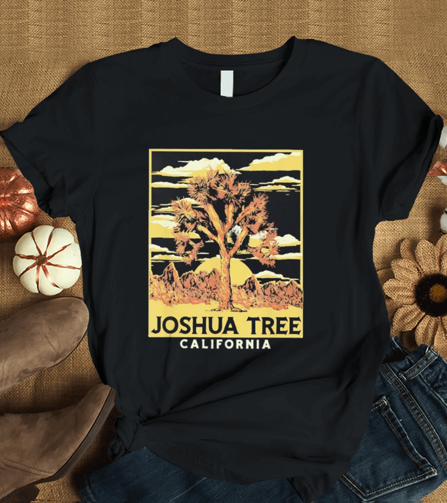 Joshua Tree California Desert Sunset Scenery T-Shirt