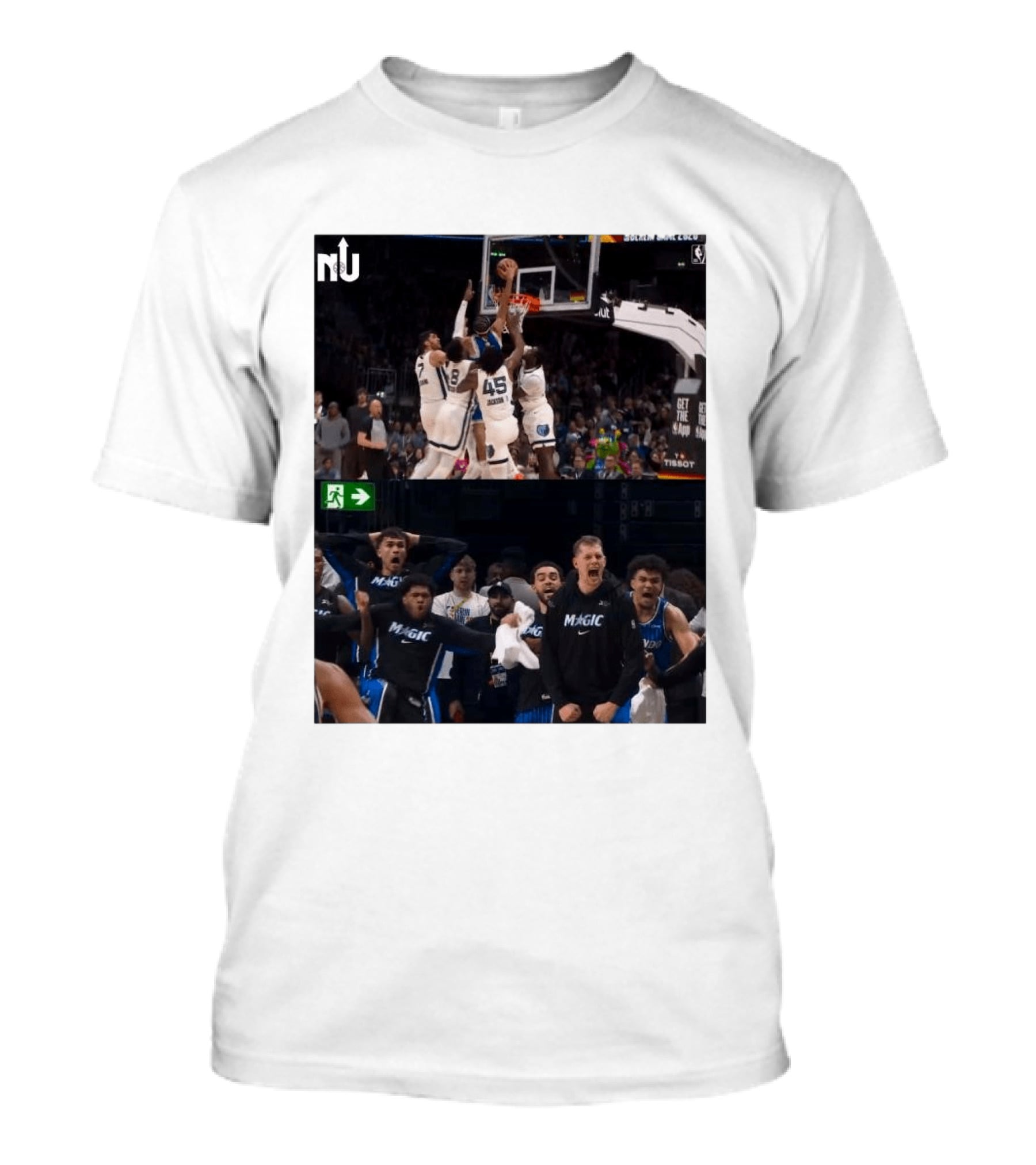 Anthony Black Dunk Against Memphis Grizzlies Magic Reaction T-Shirt
