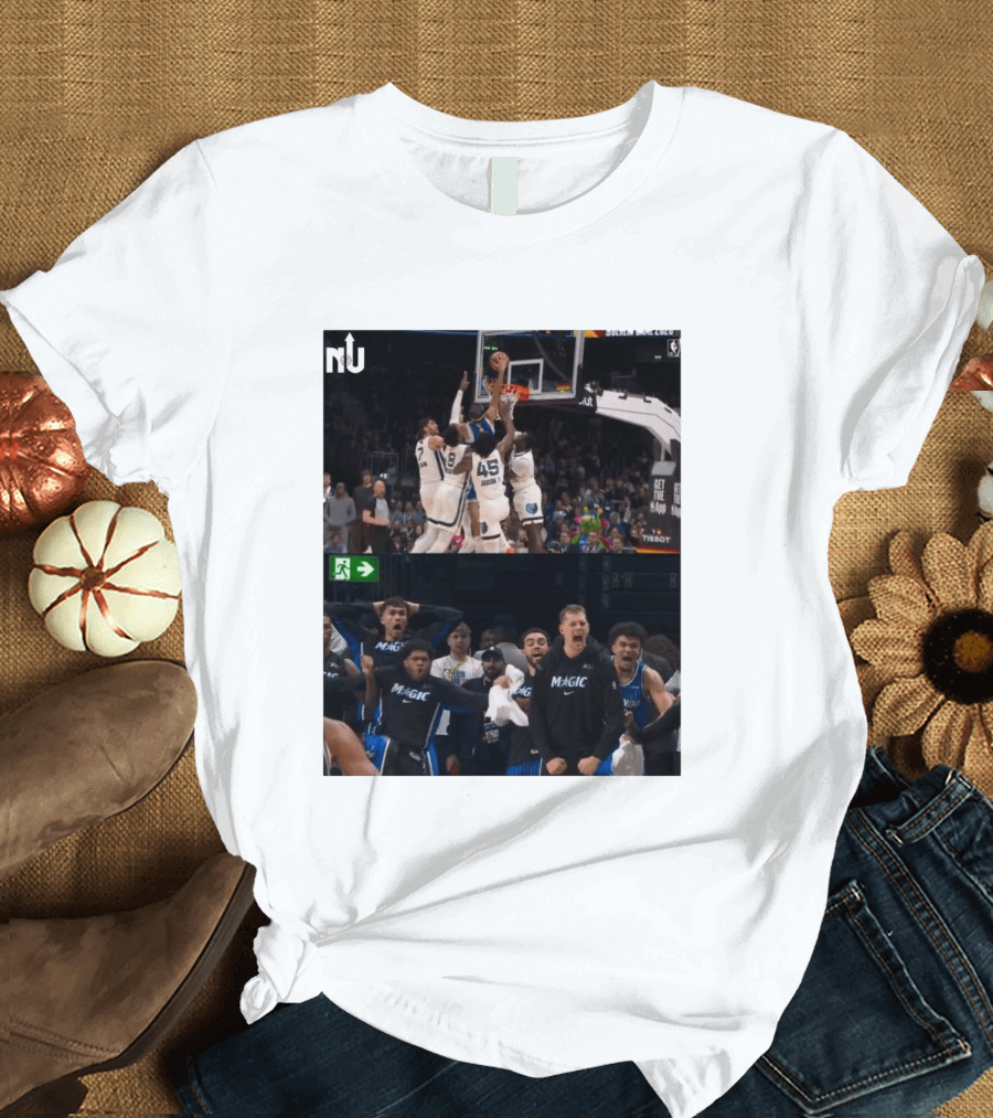 Anthony Black Dunk Against Memphis Grizzlies Magic Reaction T-Shirt