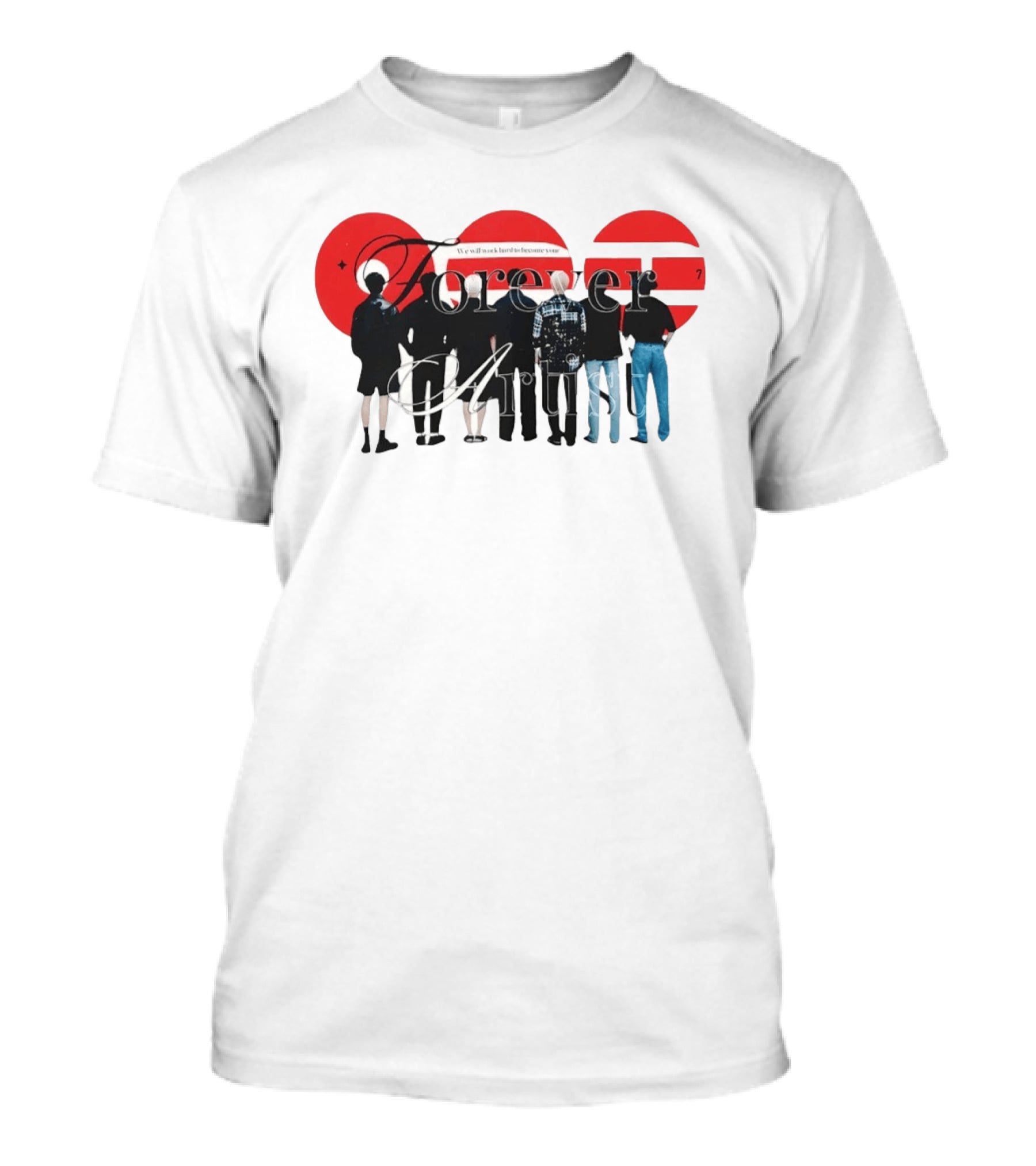 BTS OT7 2026 Comeback We Will Work Hard To Become Your Forever Artist T-Shirt