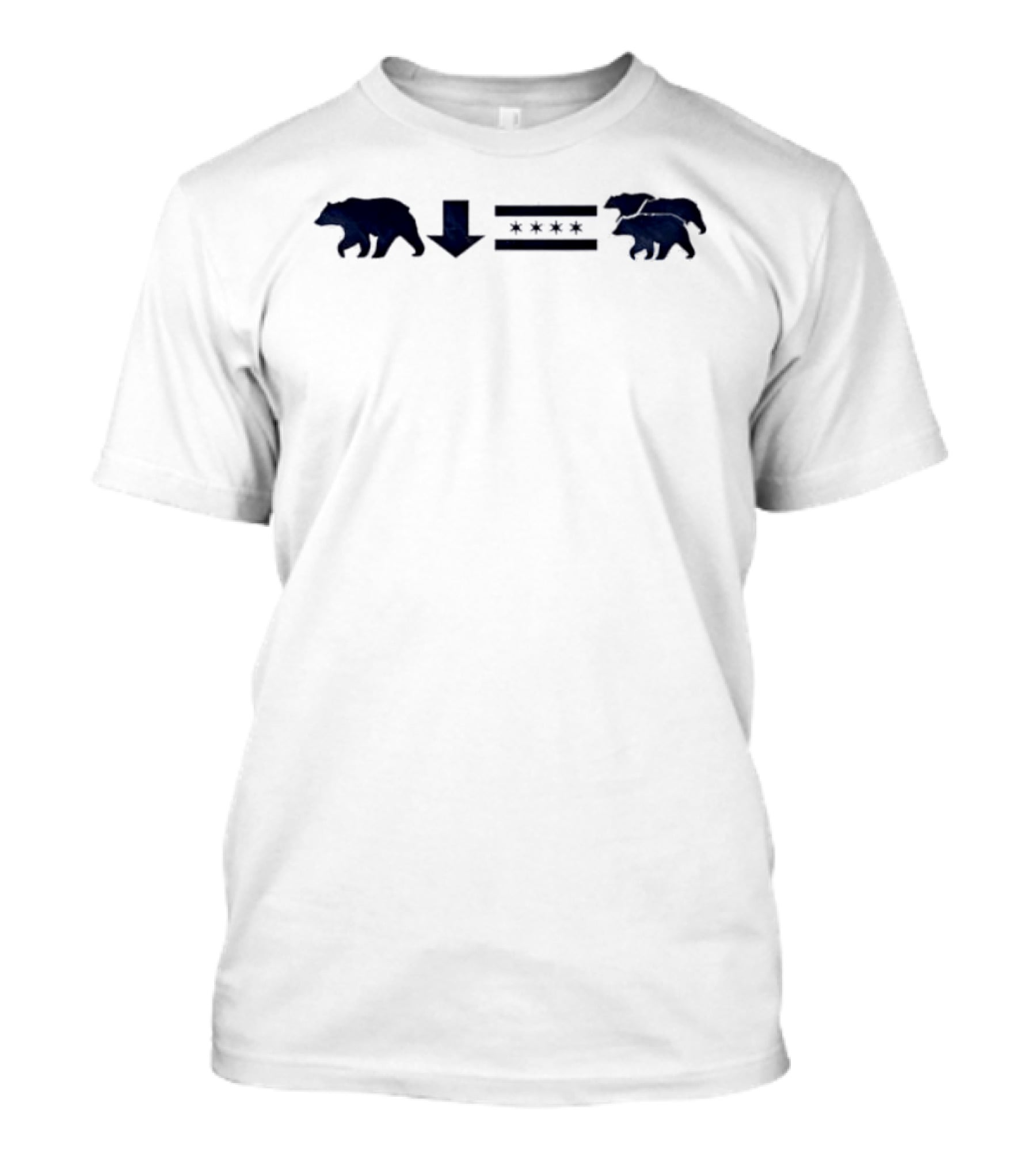 Chicago Bear Down Football Stars T-Shirt