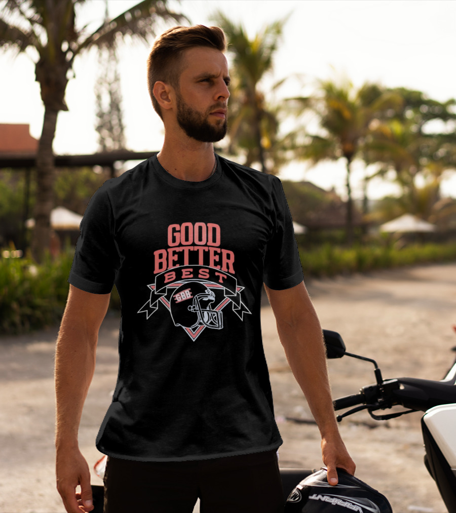 Chicago Bears Good Better Best SGR Helmet T-Shirt