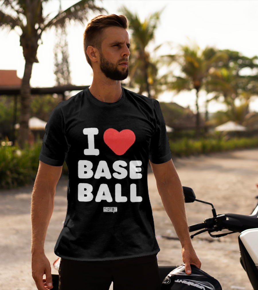 I Heart Baseball Classic Sports Fan T-Shirt
