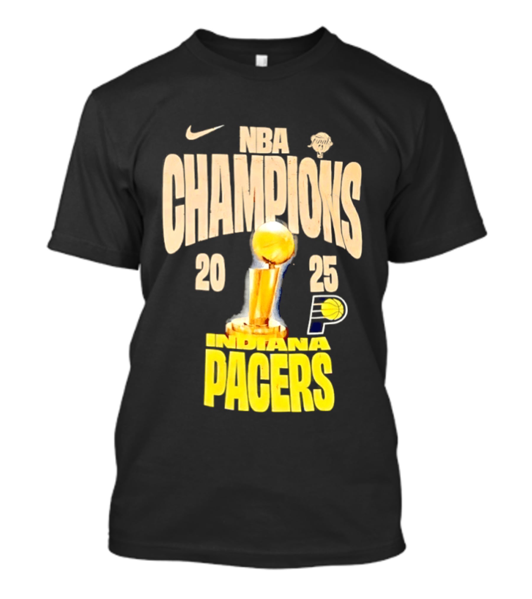 NBA Champions 2025 Indiana Pacers Trophy Nike T-Shirt