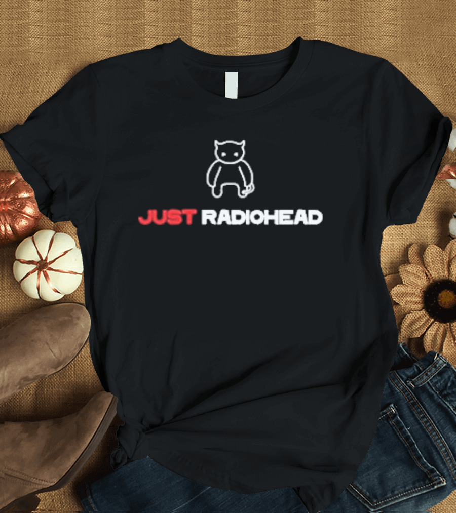 JUST RADIOHEAD Bear Drawing T-Shirt