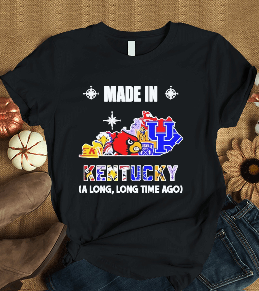 Made In Kentucky UK Louisville City Cardinals Long Time Ago T-Shirt