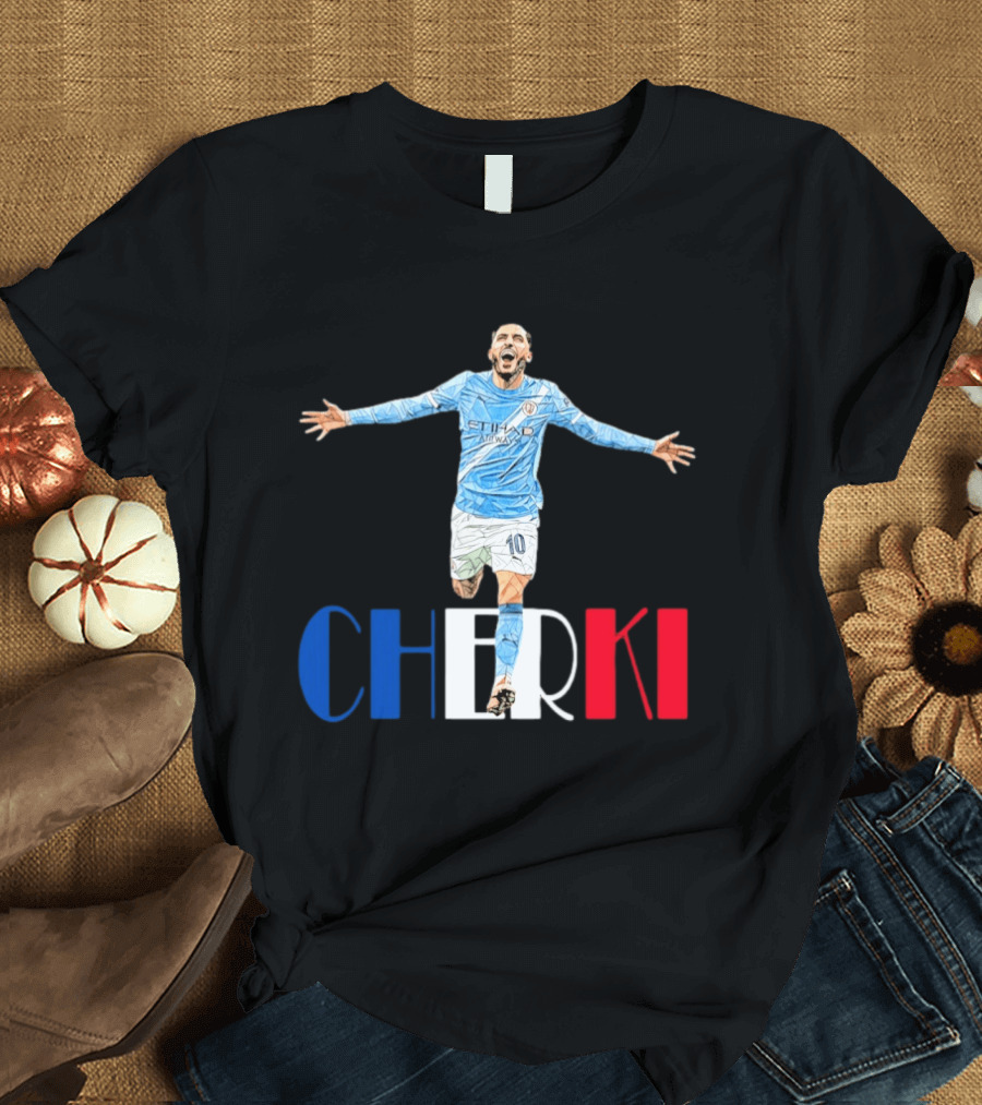 Rayan Cherki 10 Manchester City Etihad Airways T-Shirt