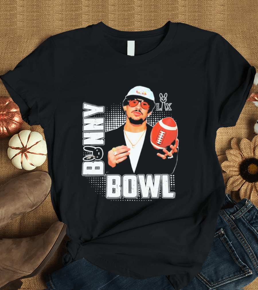 Bad Bunny Team Benito Super Bowl LIX Football Fun Wear T-Shirt