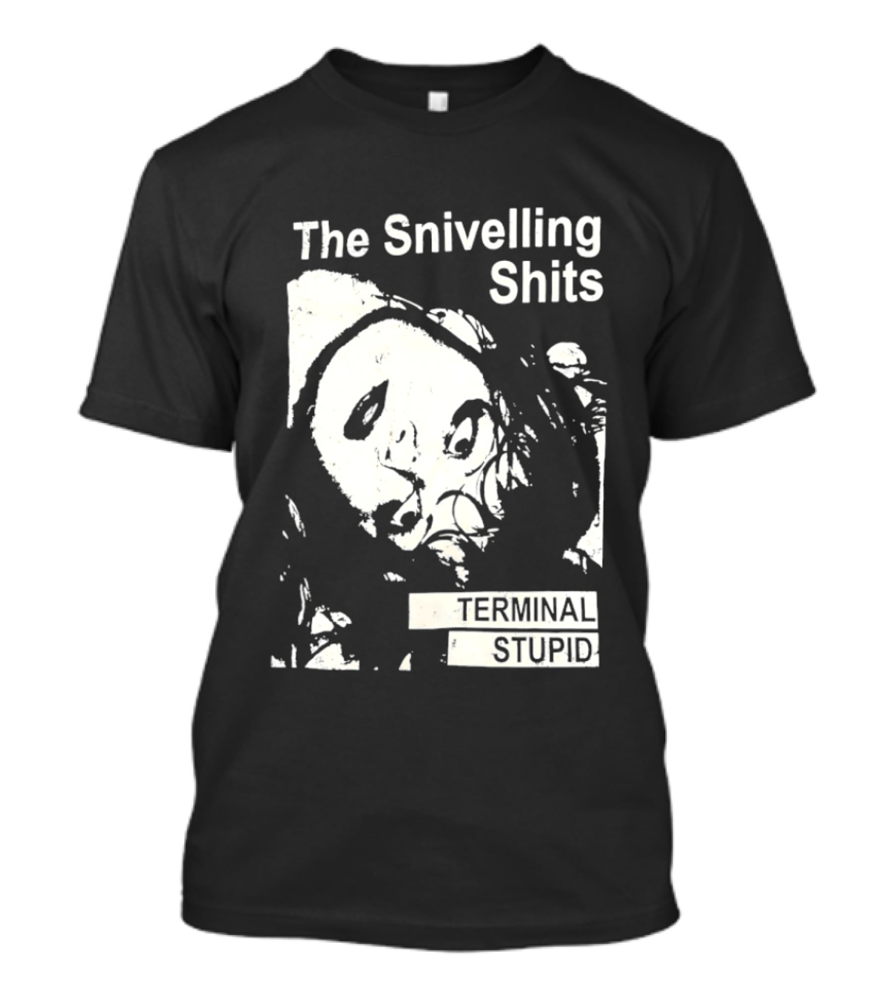 The Snivelling Shits Terminal Stupid Album Cover T-Shirt