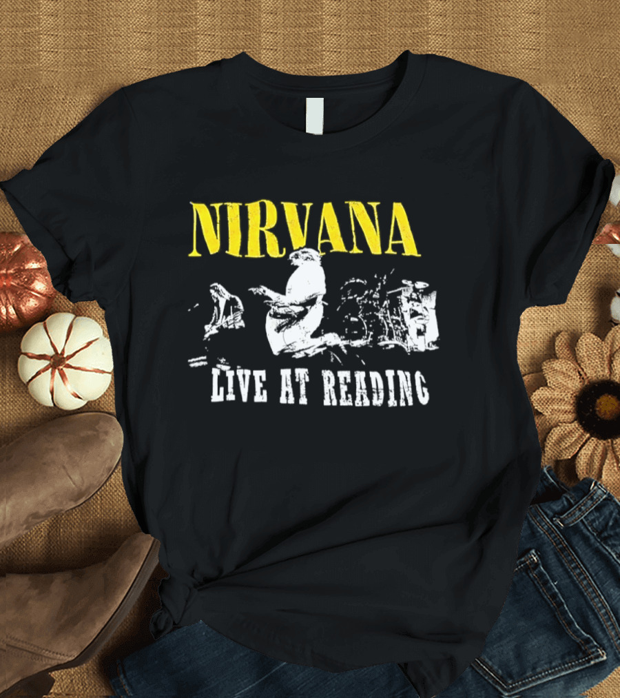 Nirvana Live At Reading Festival Iconic Performance 1992 T-Shirt
