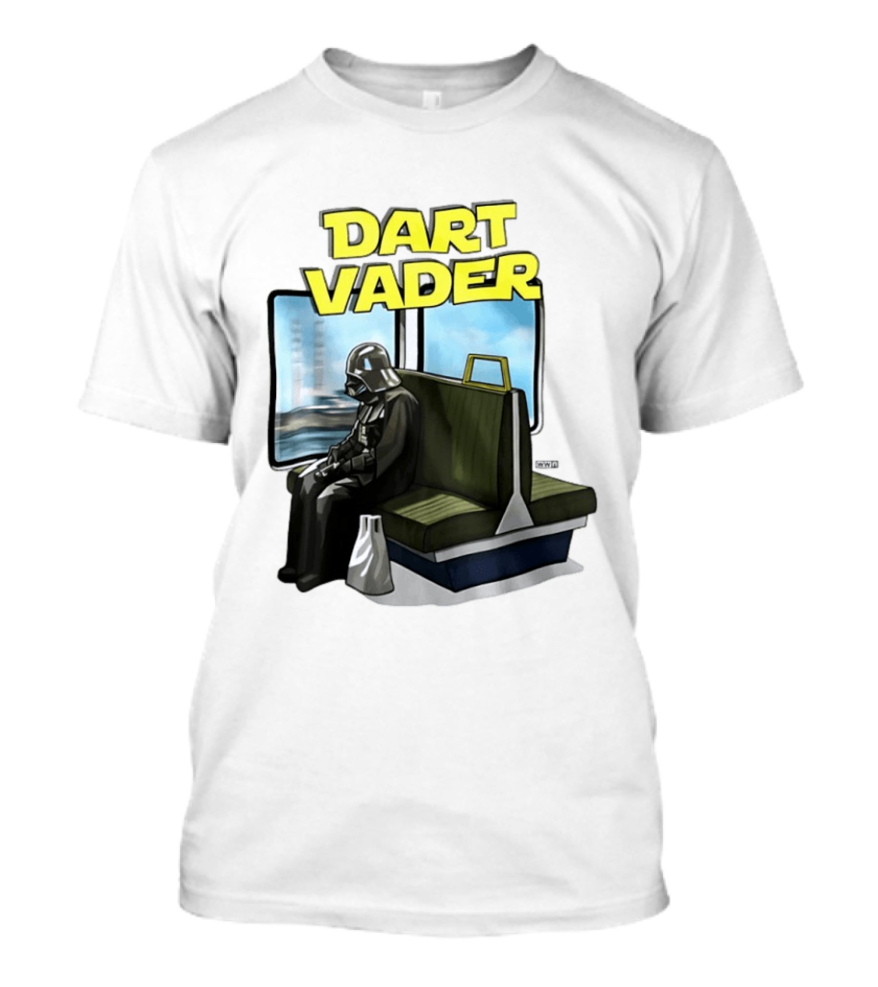 Dart Vader On Train Journey T-Shirt