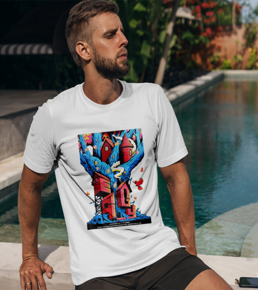 EGGY Tree House Brewing Company January 16 17 2026 Deerfield MA T-Shirt