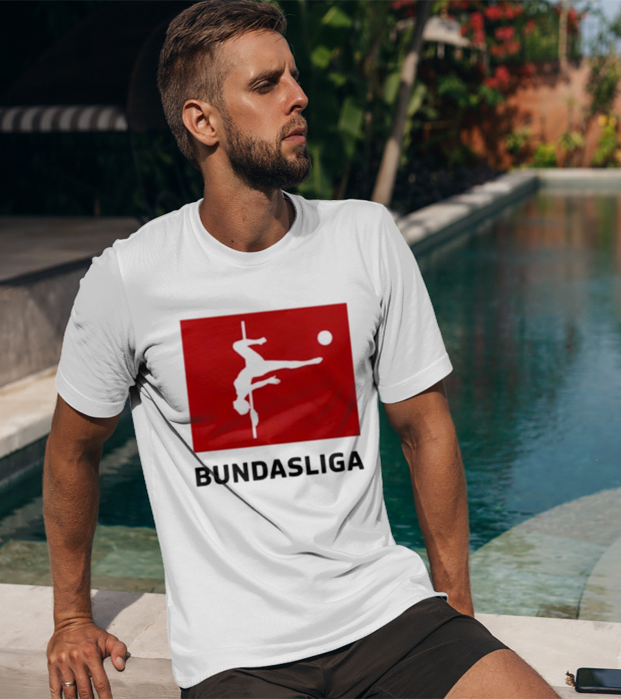 CA$HANOVA BULHAR BUNDASLIGA Parody Soccer Pole Dance Icon Red T-Shirt