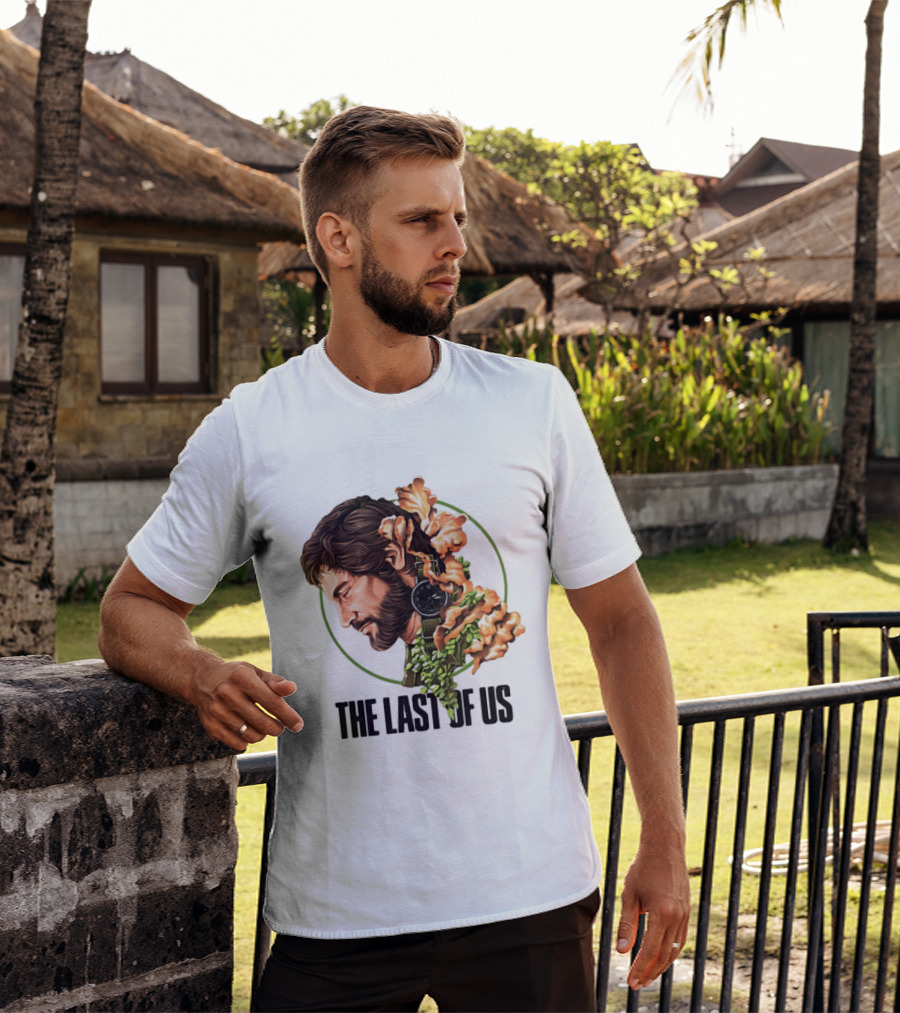 The Last Of Us Joel Portrait With Nature T-Shirt