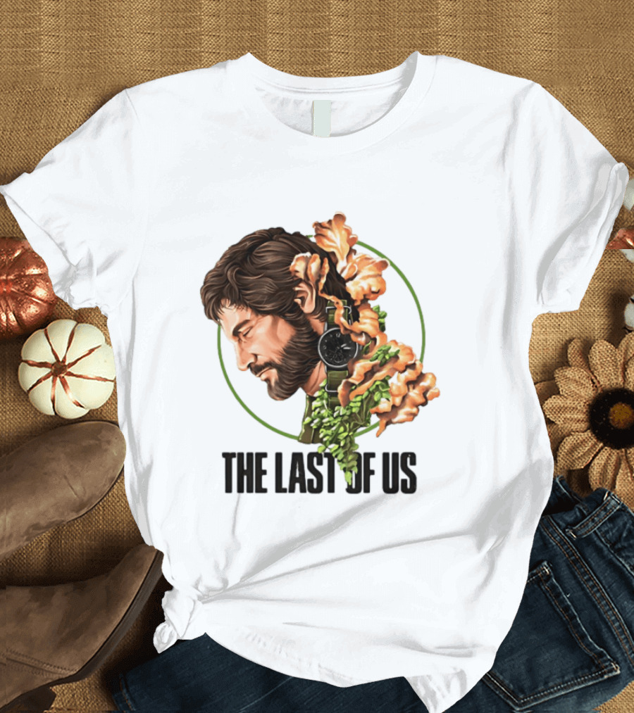 The Last Of Us Joel Portrait With Nature T-Shirt