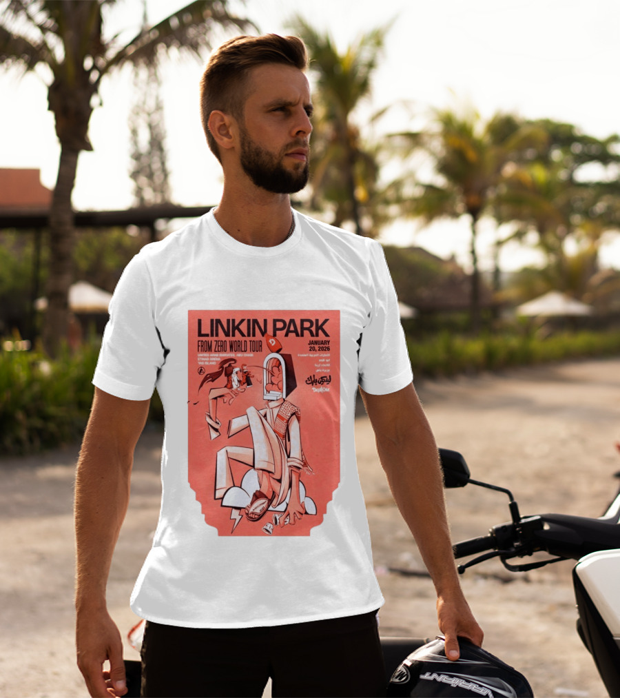 Linkin Park From Zero World Tour Yas Island January 20 2026 T-Shirt