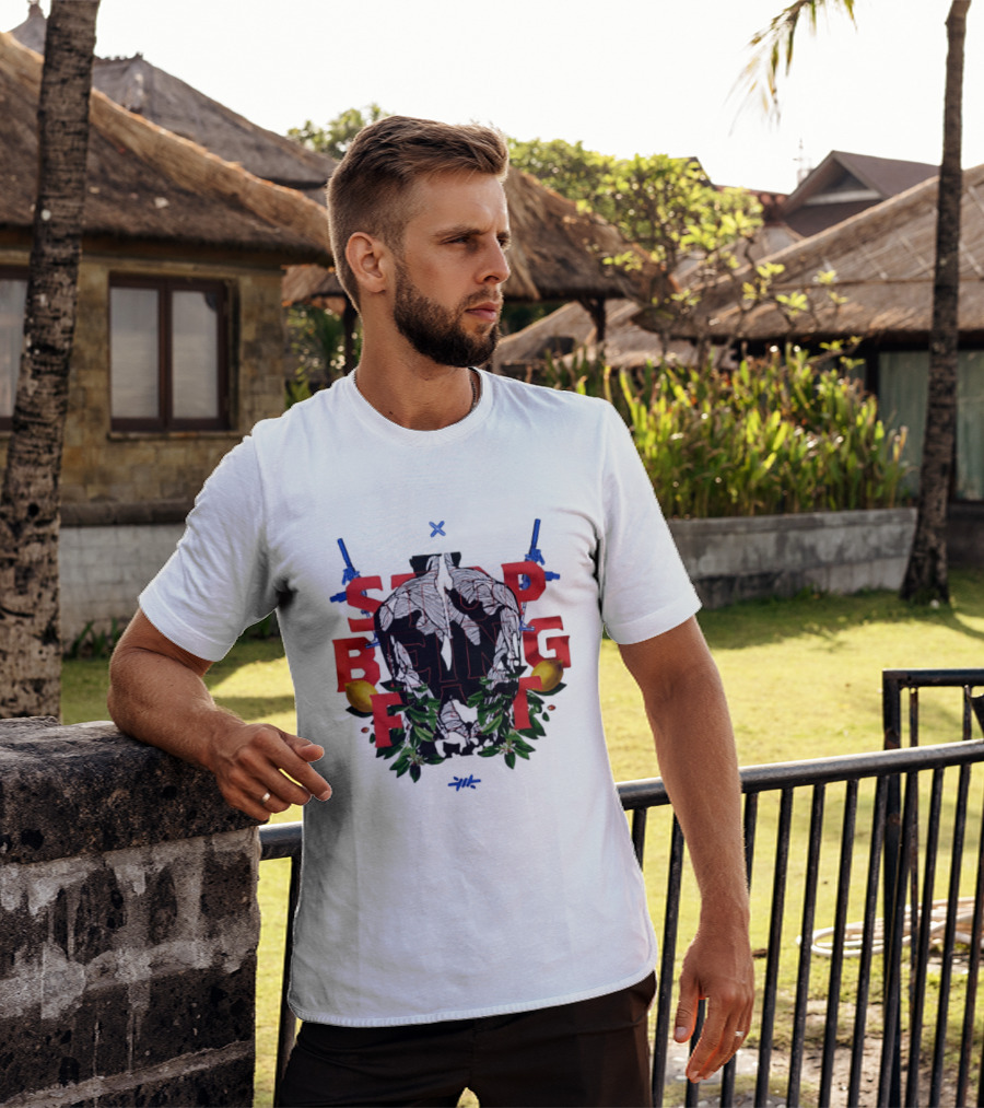 Stop Being Fat Lemon Guns Leaves T-Shirt