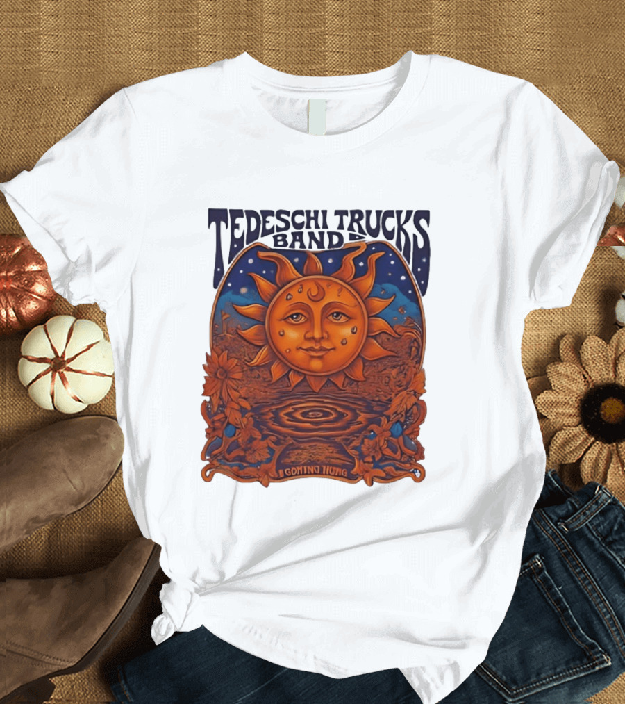 Tedeschi Trucks Band Cosmic Sunflower I Am The Moon Tour T-Shirt