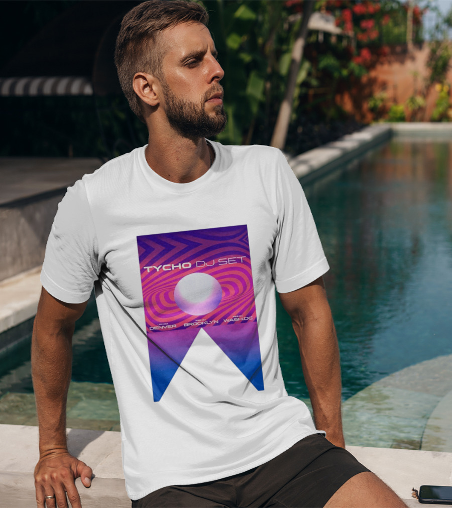 Tycho DJ Set Tour Jan Feb 2026 Denver Brooklyn DC T-Shirt