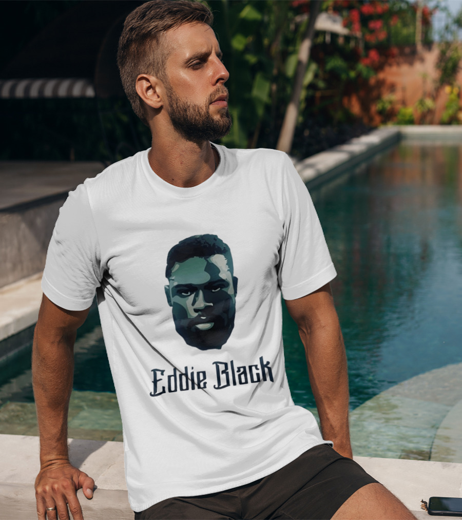 Eddie Black Big Head T-Shirt