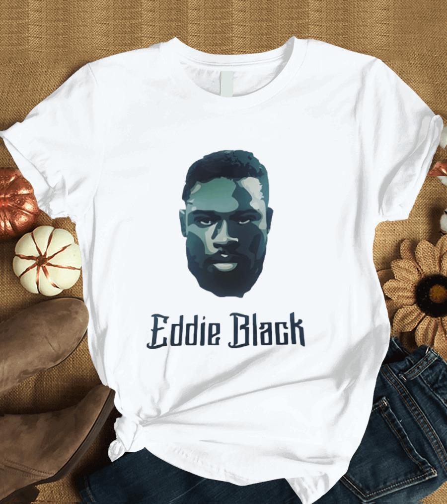 Eddie Black Big Head T-Shirt