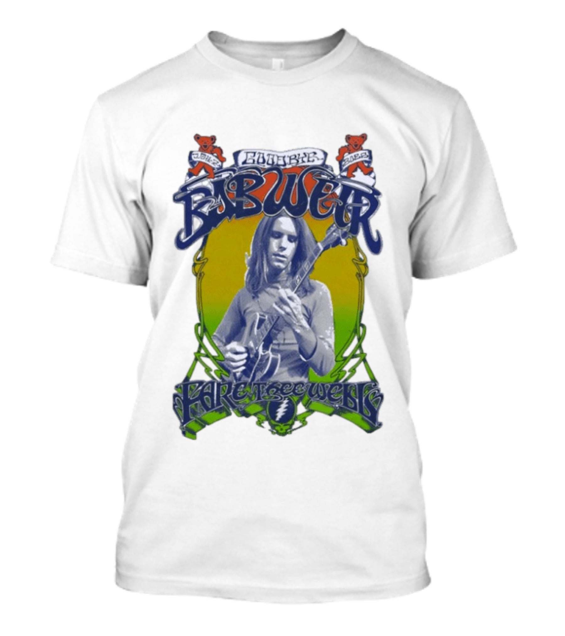 Goodbye Bob Weir Fare Thee Weeks Bear T-Shirt