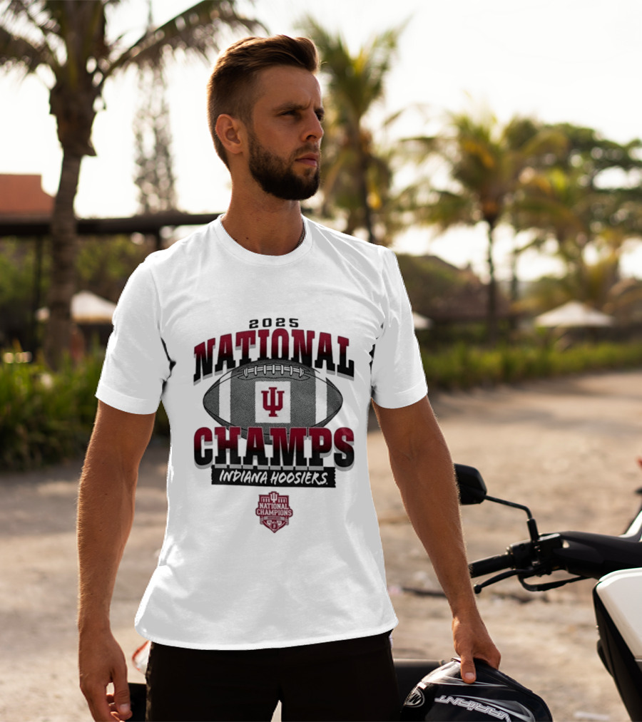 2025 National Champs Indiana Hoosiers Football Victory T-Shirt