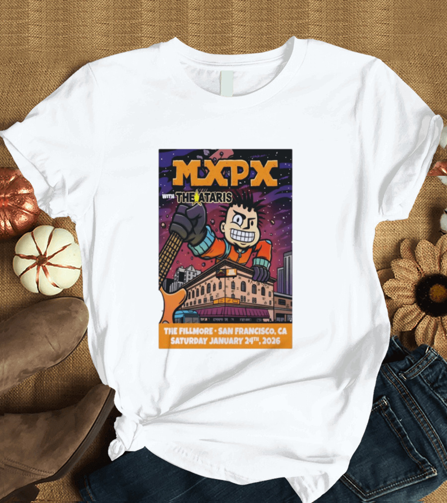 MXPX With The Ataris The Fillmore San Francisco January 24 2026 T-Shirt