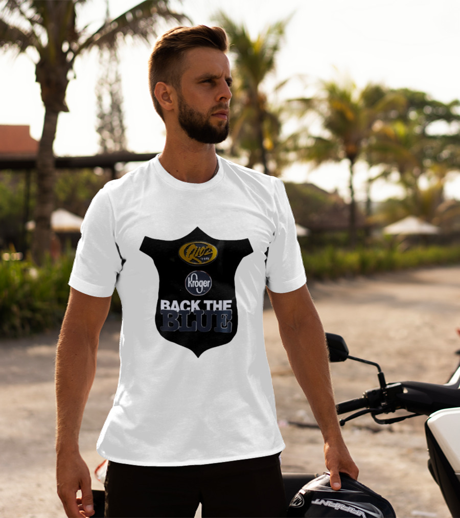 Qlo2 Kroger Back The Blue T-Shirt