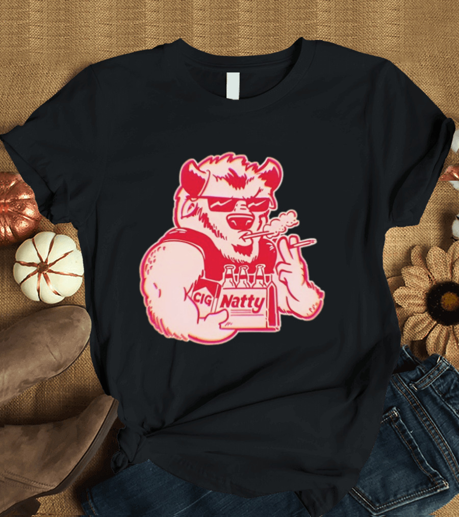 Coach Cignetti Indiana Hoosiers Football Bison Smoking CIG Natty T-Shirt