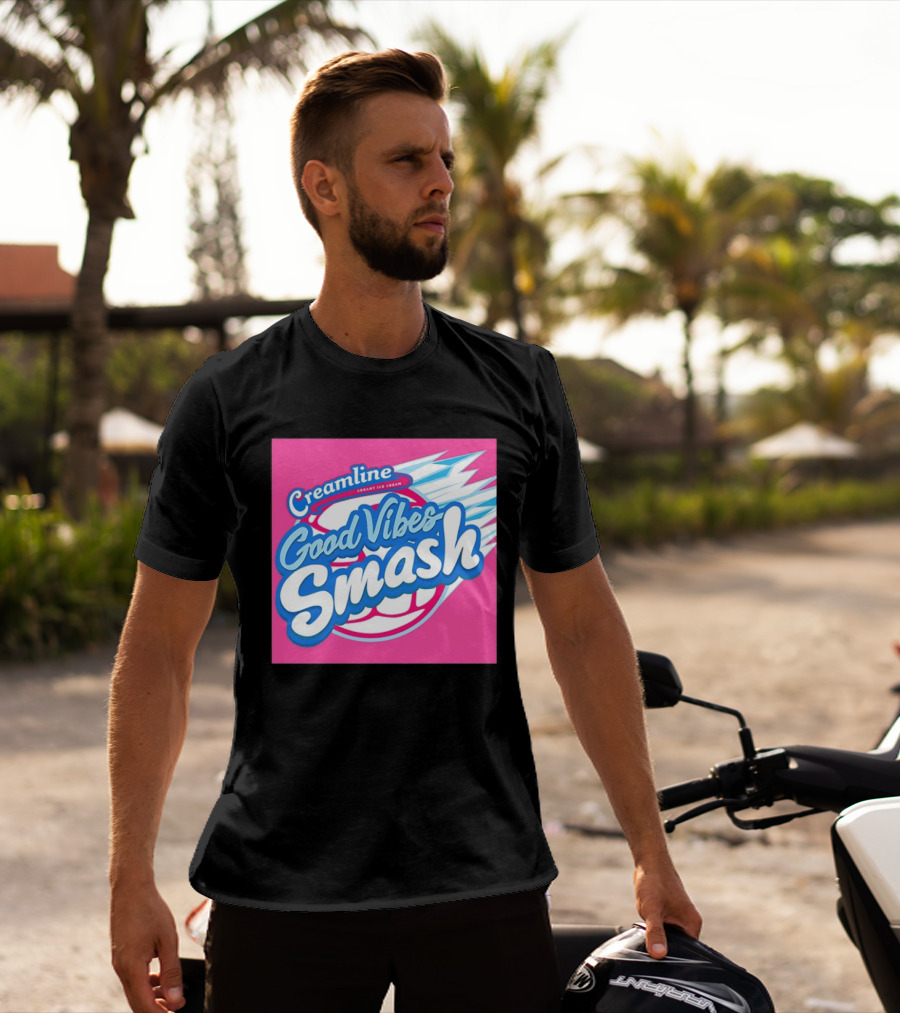 Creamline Good Vibes Smash Creamy Ice Cream Burst T-Shirt