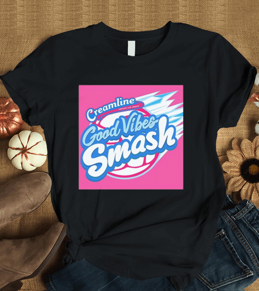 Creamline Good Vibes Smash Creamy Ice Cream Burst T-Shirt