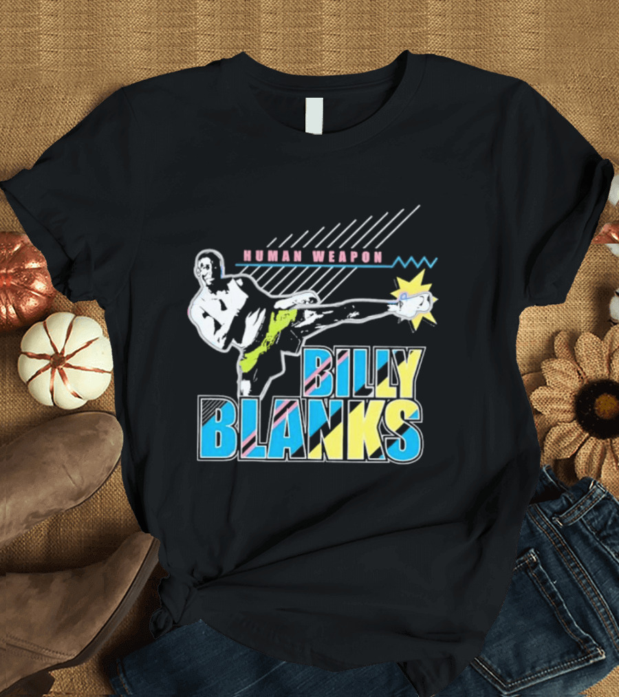 Human Weapon Billy Blanks Retro Kick Action T-Shirt