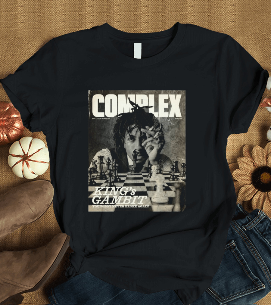COMPLEX Magazine King's Gambit YoungBoy Never Broke Again January 2026 T-Shirt