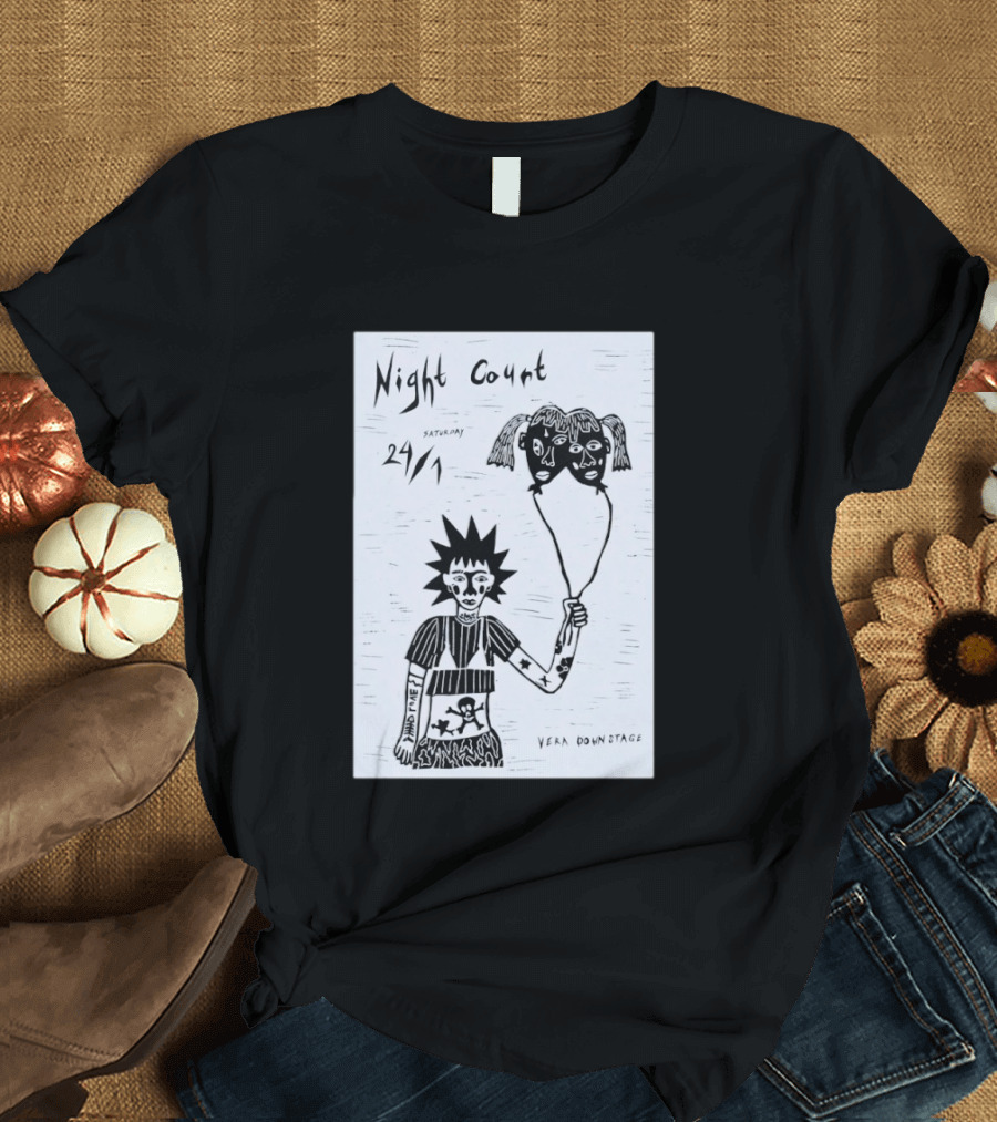Night Court January 24 Vera Downstage Groningen NL Punk T-Shirt