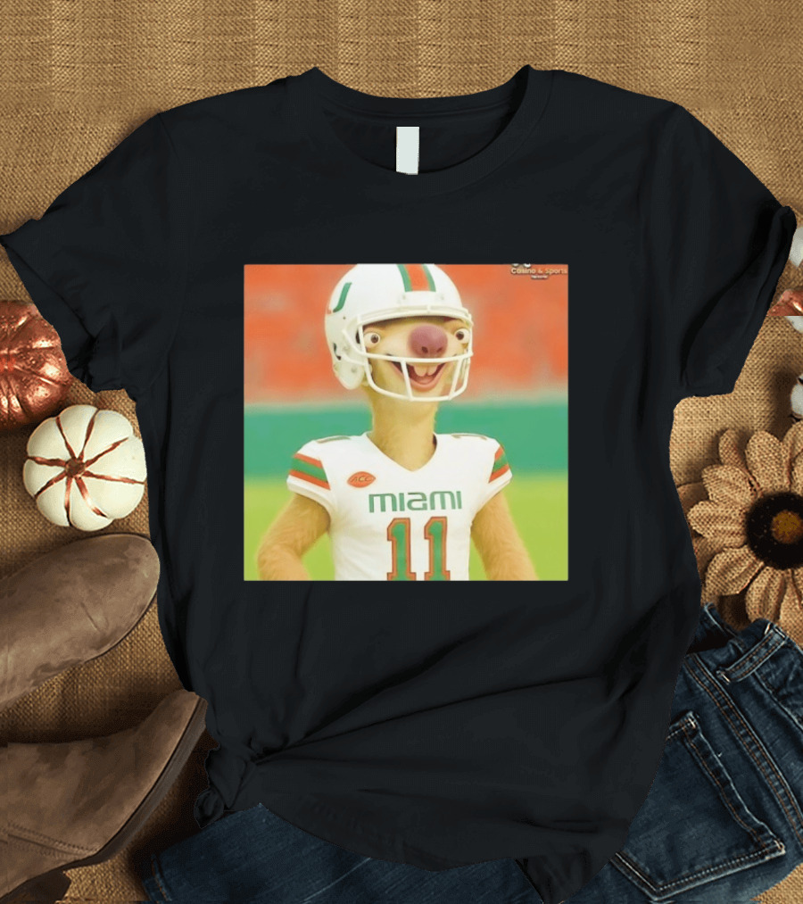 Sid Miami Hurricanes Football Jersey T-Shirt