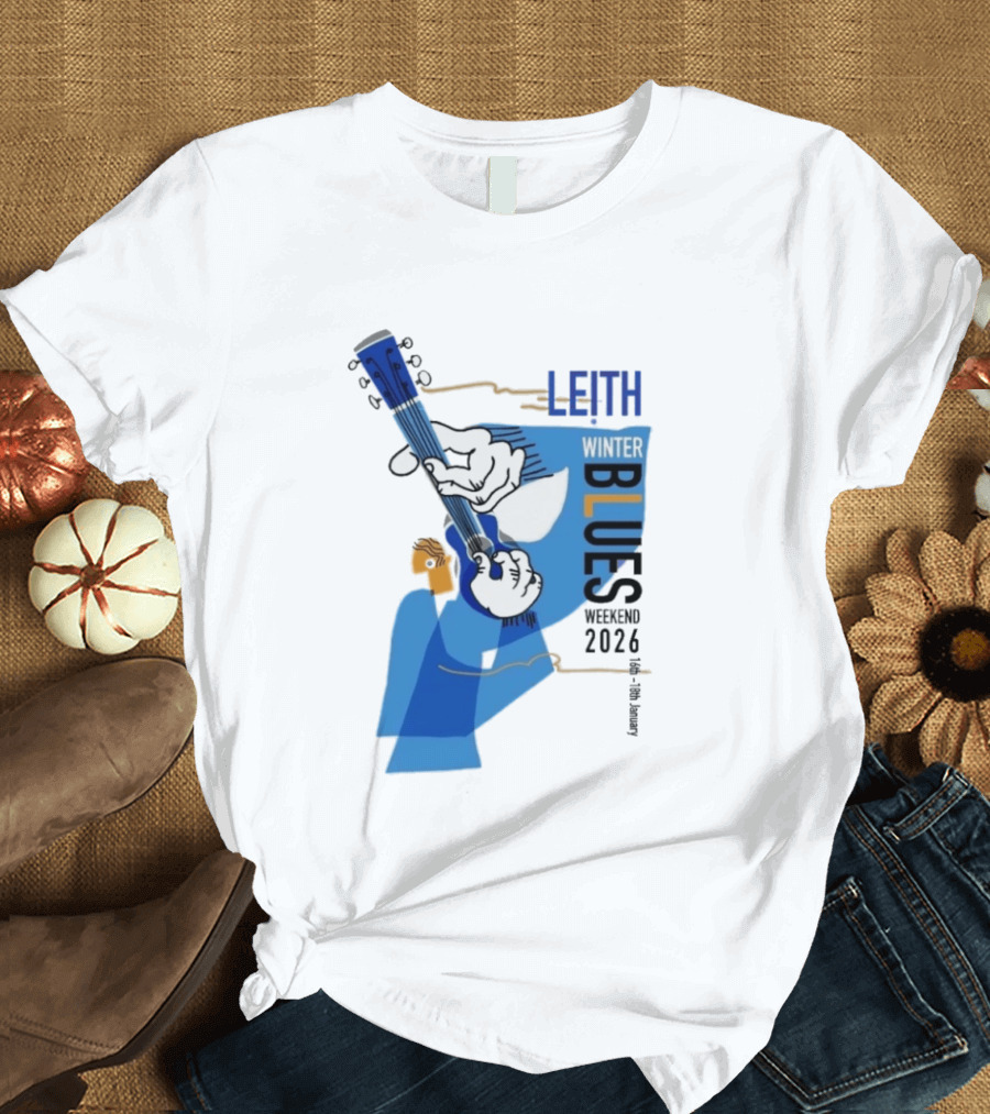 Leith Winter Blues Weekend 2026 Guitar Festival T-Shirt